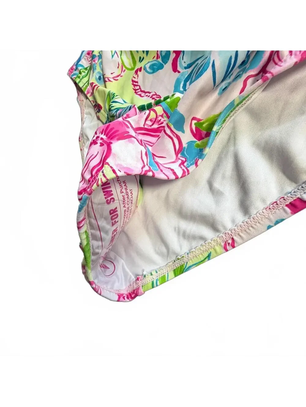 STELLA PARKER tummy control Standard Tiered Maillot One Piece Swimsuit $108 NWT